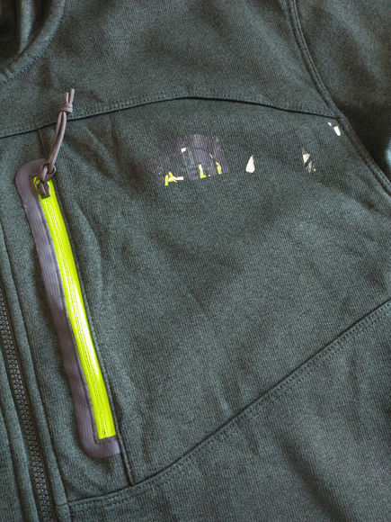 The North Face | Men's Green Full Zip Hoodie Hooded Jacket Soft Shell Fleece | L - Picture 6 of 7